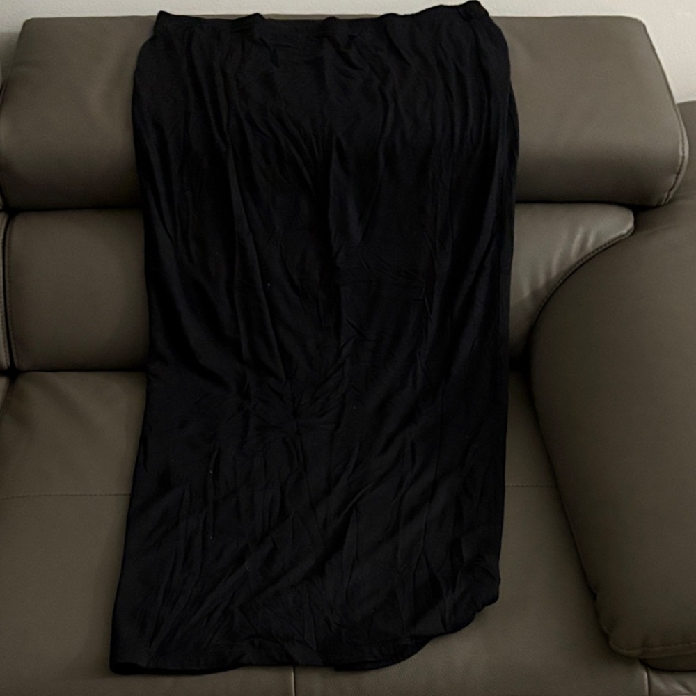 Elegant Black Maxi Skirt
